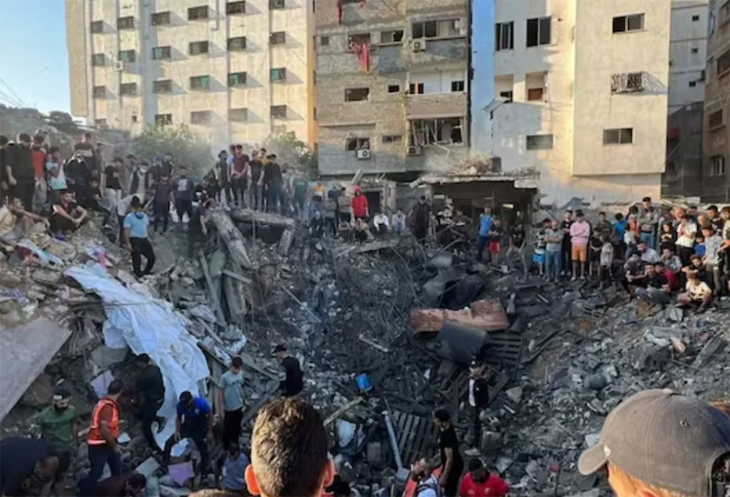 Israeli Aerial Strike on West Bank Mosque Compound